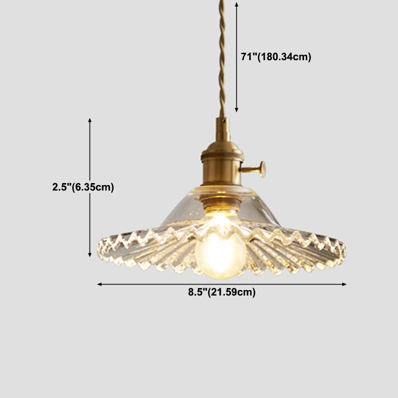 Nordic Style Hanging Light Creative Glass Pendant Lighting Fixture for Dining Room