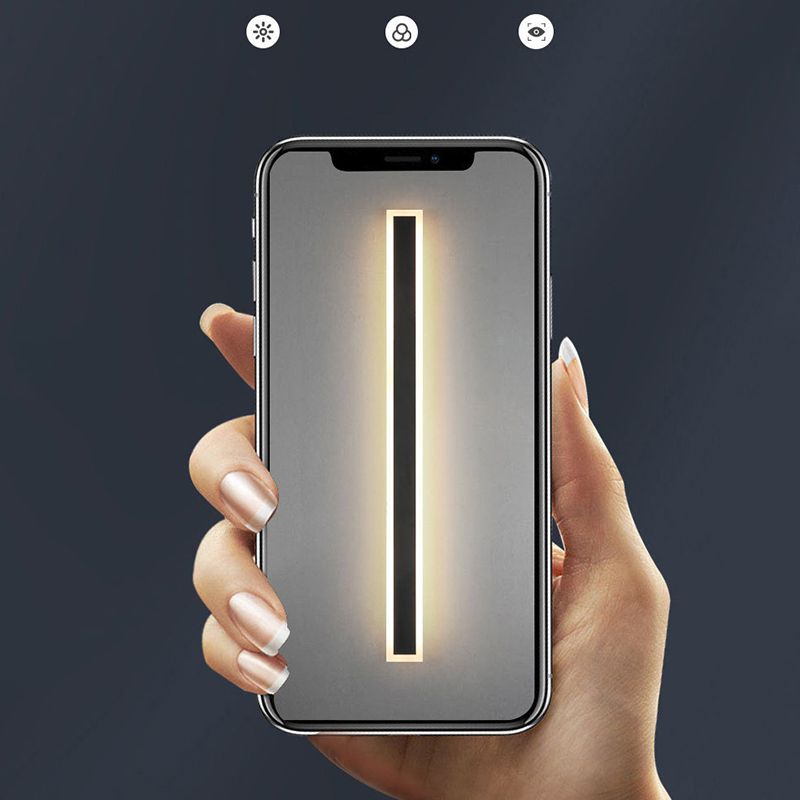 Modern Wall Lights Rectangle Wall Sconce Lights Metal 1 Light Wall Sconce Lights