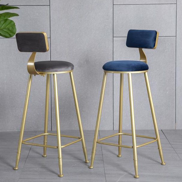 1/2/3/4/5 Pieces Glam Table and Stool Set Matte Finish Upholstered Bar Stool and Table Set