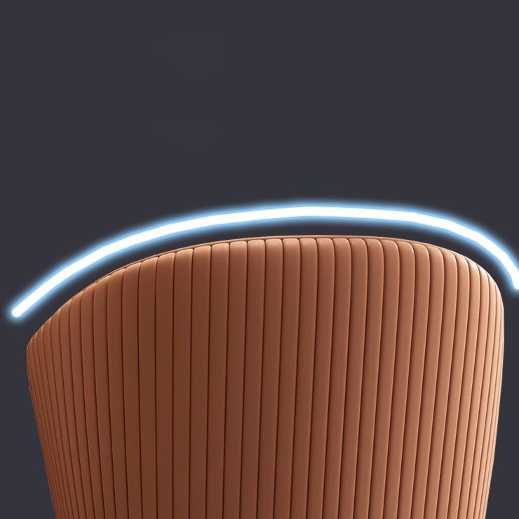 Silla auxiliar escandinava de interior tapizada con respaldo de madera para comedor (juego de 2)