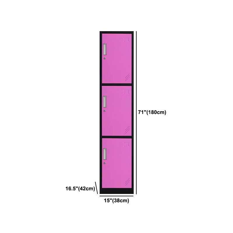 Hinged Steel Wardrobe Cabinet Contemporary Wardrobe Armoire for Home