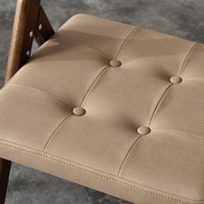 Solid Wood Dining Chair Modern Style Folding Chair for Dining Room