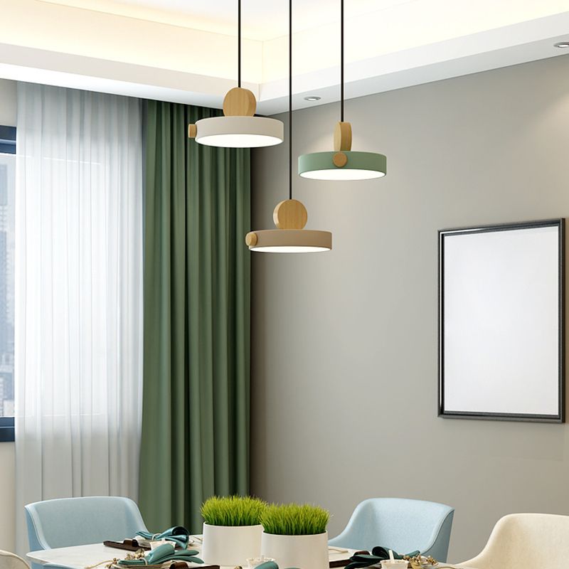 Nordic Style Pendant Ceiling Light Metal Dining Room Hanging Light Fixture