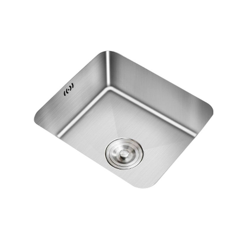 Modern Style Kitchen Sink Stainless Steel Overflow Hole Design Kitchen Sink with Faucet