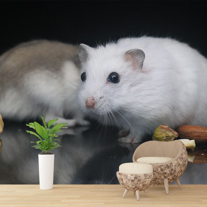 Customized Contemporary Hamster Mural Mildew Resistant for Sitting Room Bedroom
