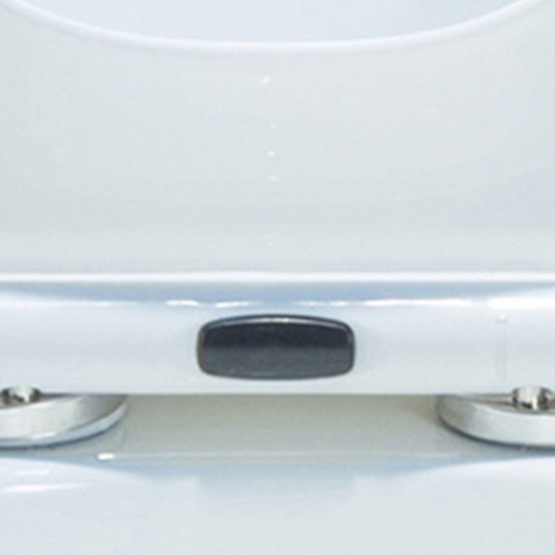 Modern Floor Mount Flush Toilet White Urine Toilet with Slow Close Seat for Bathroom