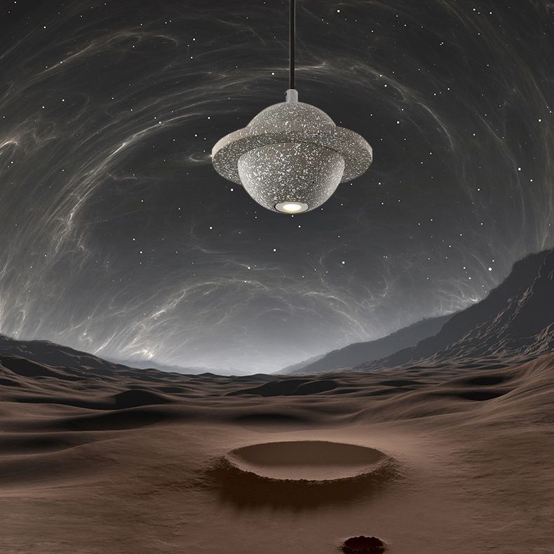 Planet Nordic Planet Pendant Ciment 1-Head Room Dustal Small Sanging Pendant Light