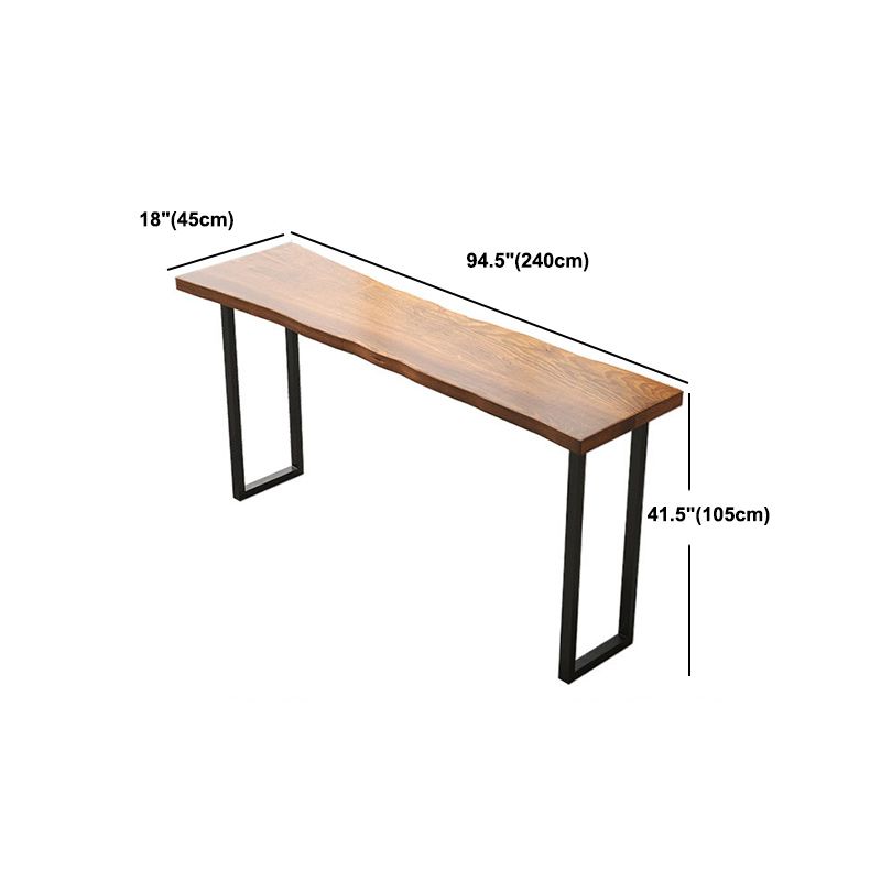 1/2/7 Pieces Modern Rectangle Pub Table Set Wooden Counter Table with Backless Stools