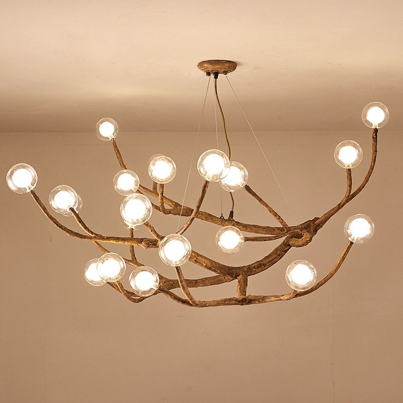 Lampadino Creative Creative Creative Contemporary Light Lights Aibeli del soffitto in vetro chiaro per la caffetteria