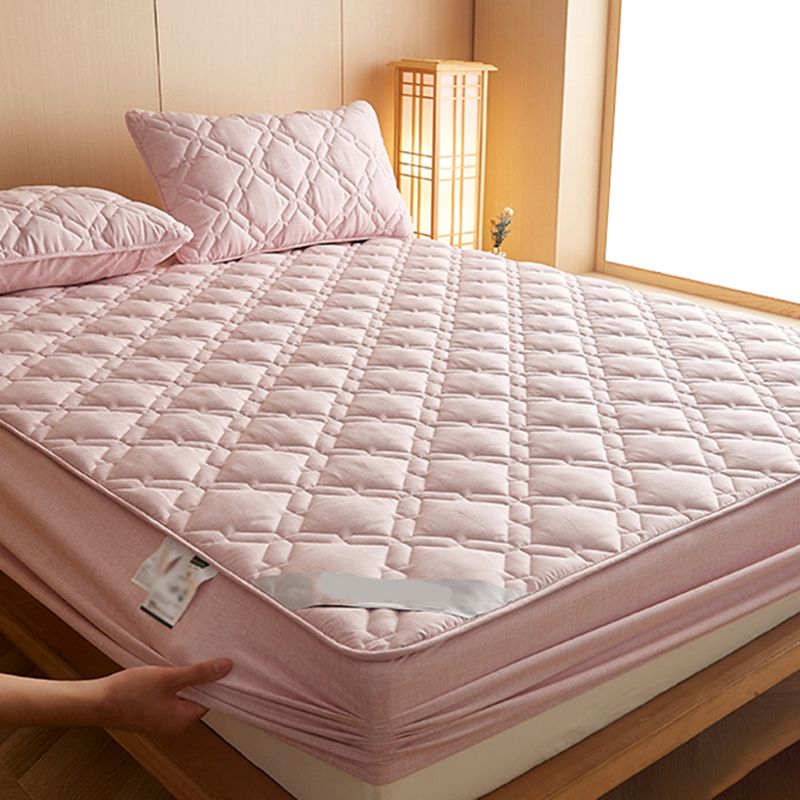 Cotton Bed Sheet 3-Piece Pure Color Fade Resistant Sheet Set