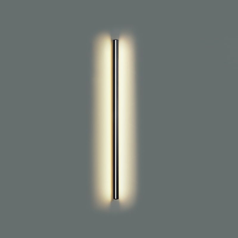 Bar Shaped Wall Sconce Light Minimalist Metal LED Wall Mounted Lamp over Bed