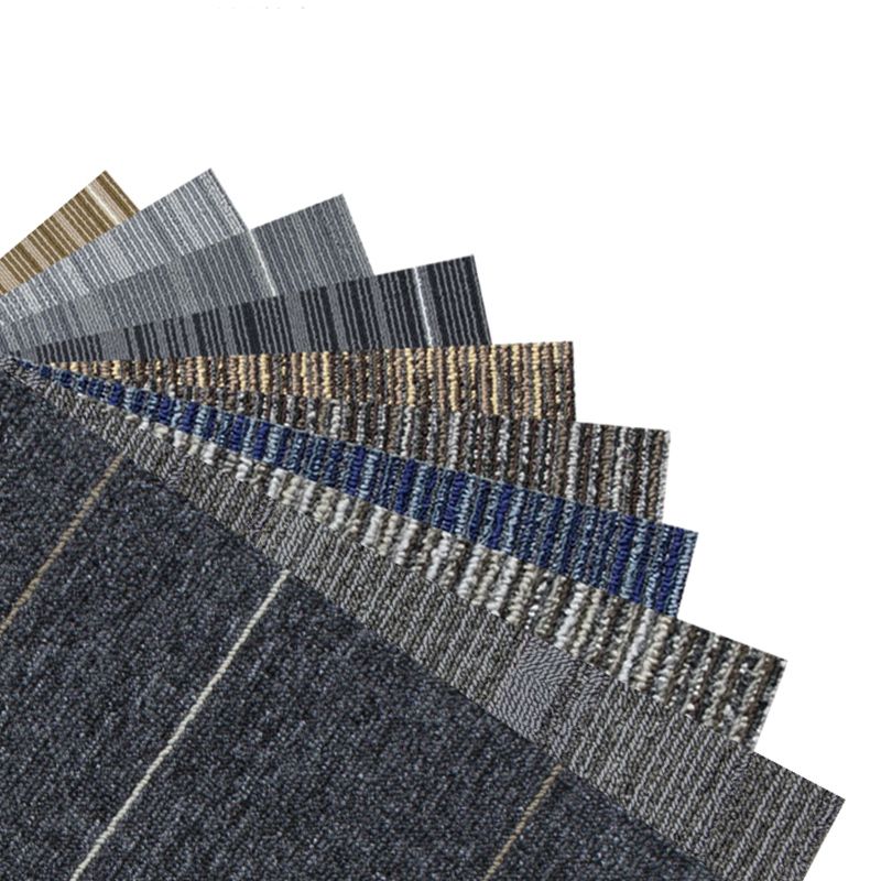 Modern Carpet Tiles Self Adhesive Multi Level Loop Fade Resistant Carpet Tile