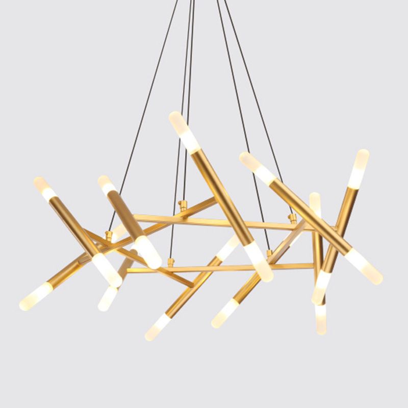 Postmoderne burst kroonluchter hanglamp acryl suspensie hanger licht voor woonkamer