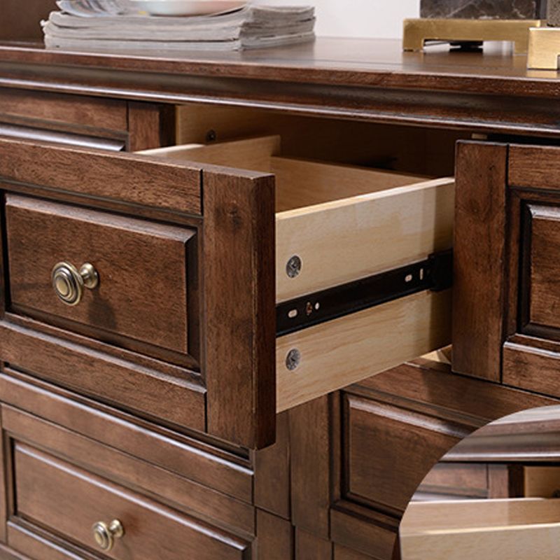 Traditional Dresser Solid Wood Storage Chest with 4/6/7 Drawers