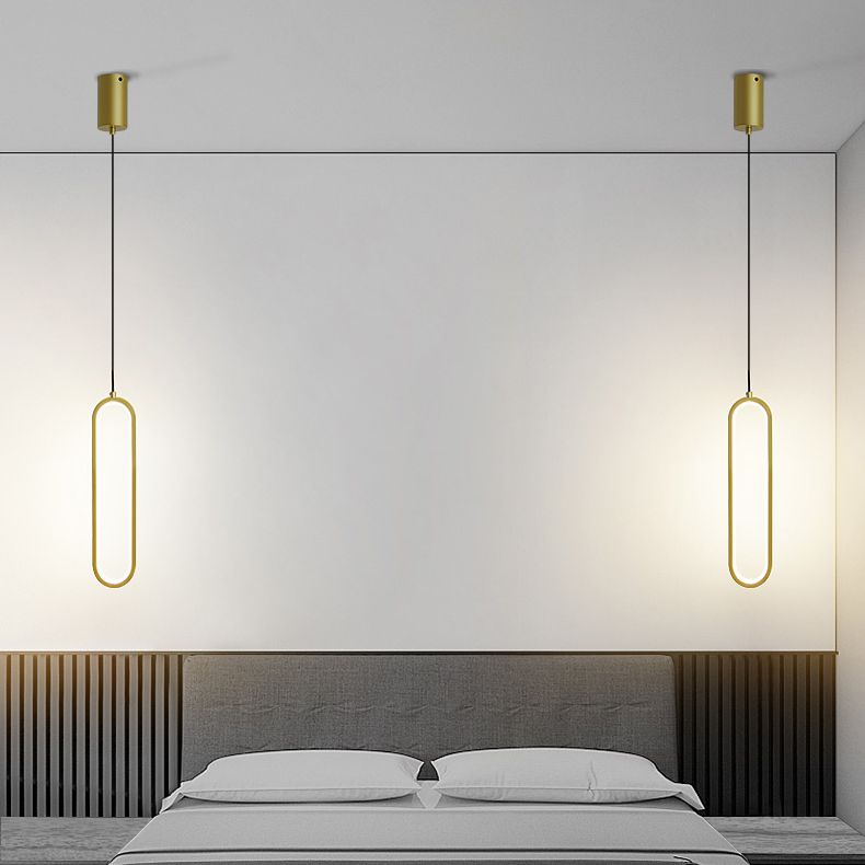 Servo moderno a forma di metallo ovale per la sala da pranzo del bagno per soggiorno