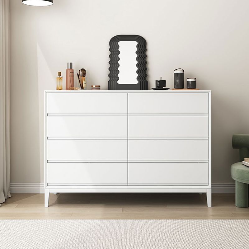 Modern Dresser Solid Wood Storage Chest Dresser with 8 Drawers