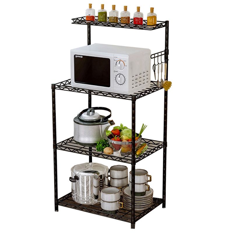 Dining Room Prep Table Contemporary Style Open Storage Prep Table
