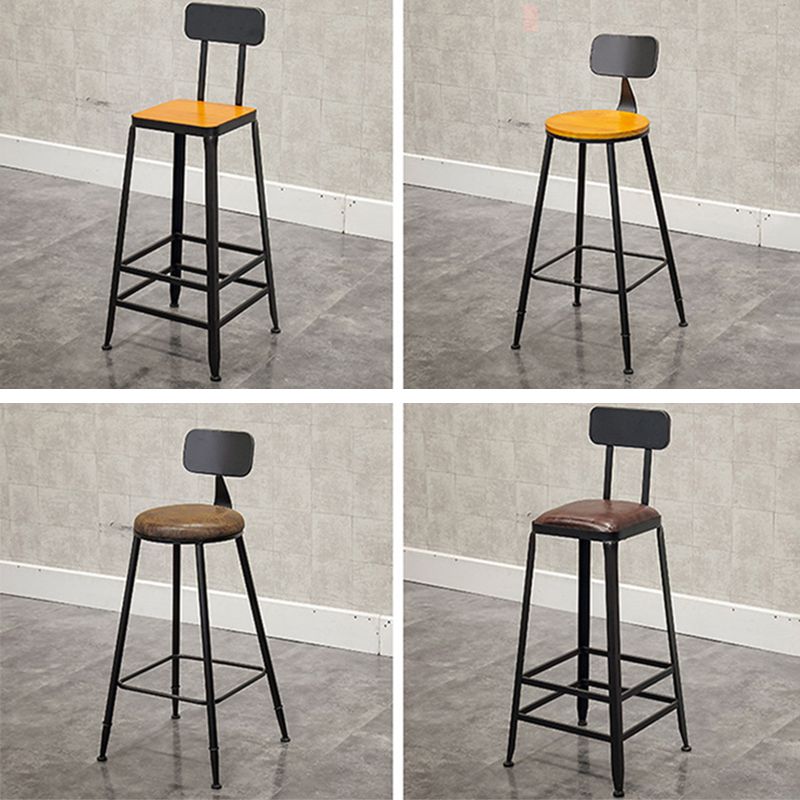 Industrial 1/5/9 Pieces Bar Table Set Rectangle Wood Counter Table for Milk Tea Shop