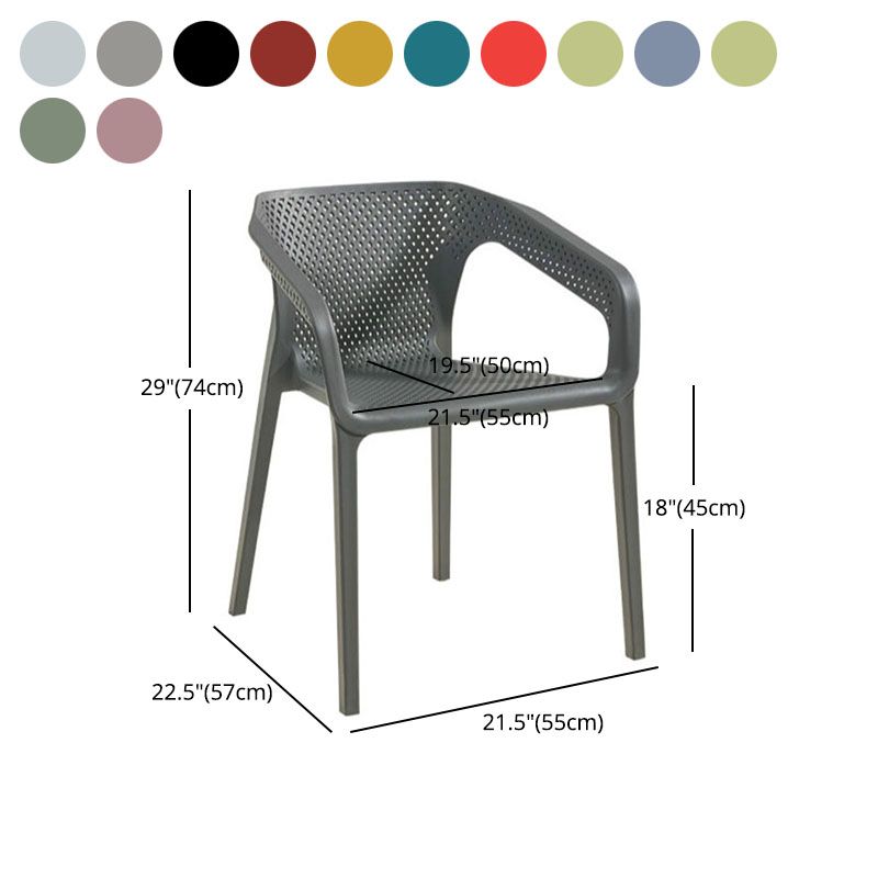 Sillas apilables modernas que cenan el sillón con las piernas plásticas para la cocina