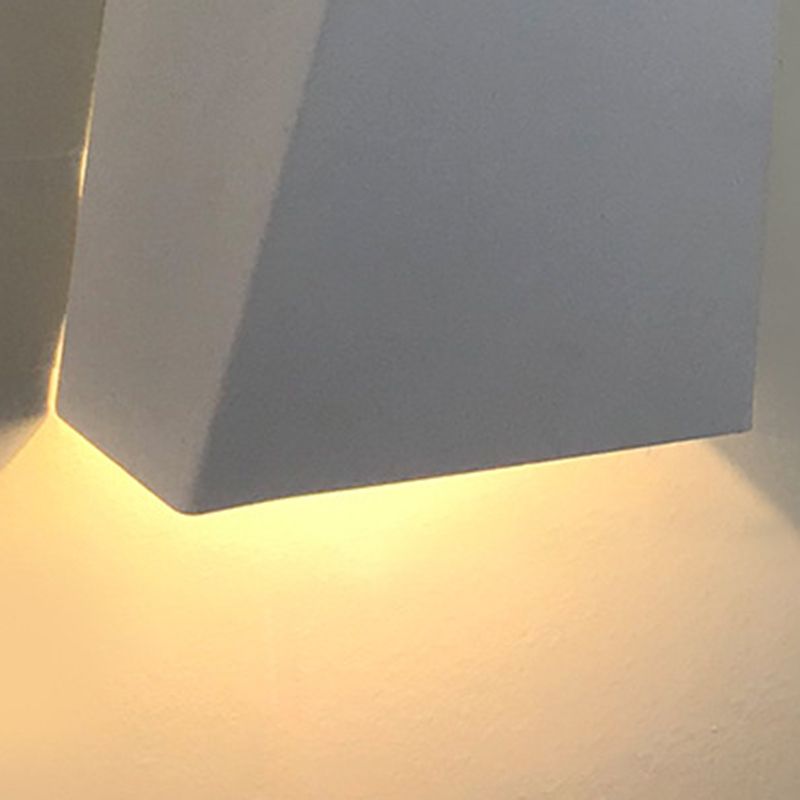 Éclairage mural géométrique en aluminium en aluminium