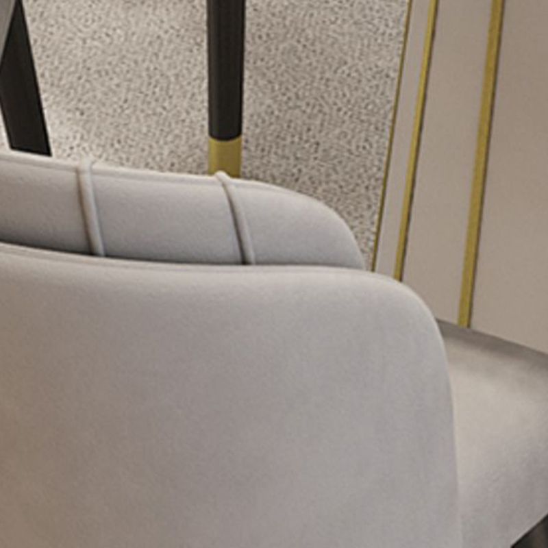 Nordic Round Stone Dining Table 1/7 Pieces Dining Set for Cafe