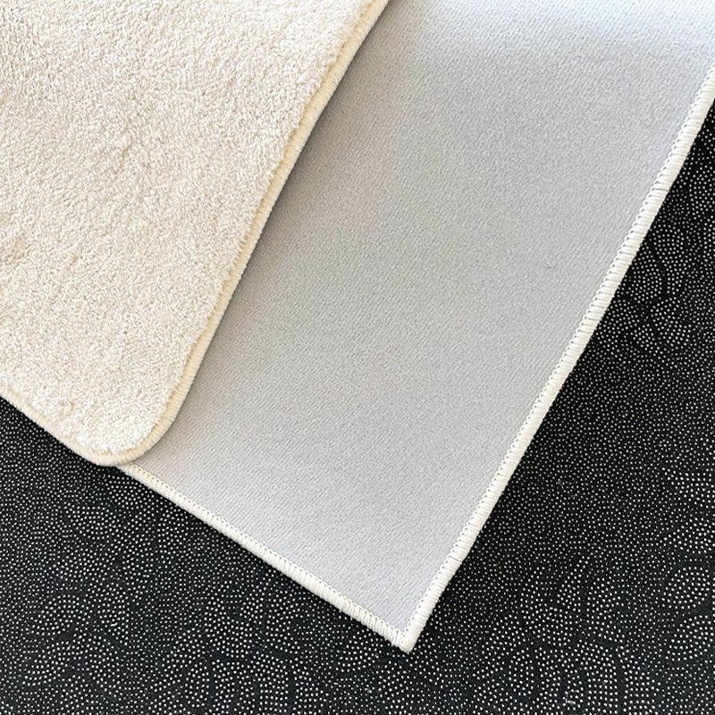 Black Modern Indoor Rug Polyester Diamond Rug Non-Slip Backing Rug for Living Room