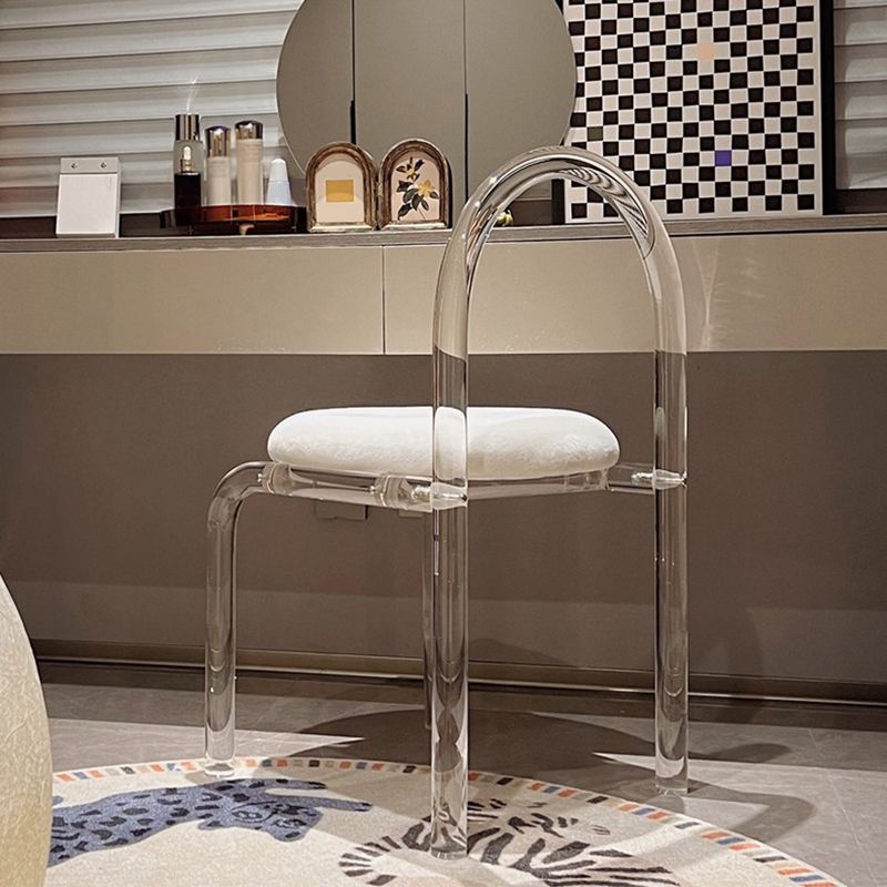Modern Simple Side Chair Plastic Frame Side Dining Chair for Home Use