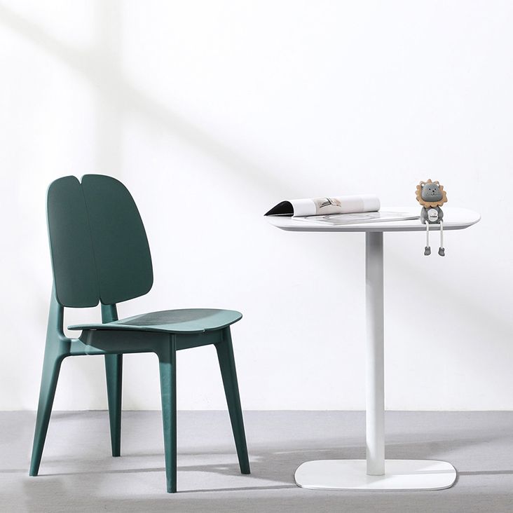 23.6-inch Square Shape Industrial Dining Table Three-Color Fixed Table with Wooden