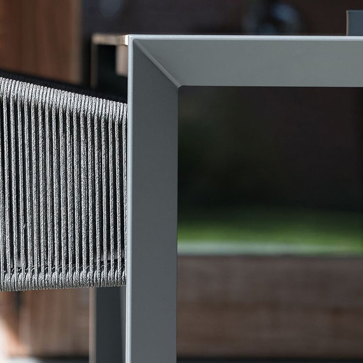 Boho 1/7 Pieces Metal Dining Set 4 Legs Dining Table Set for Outdoor