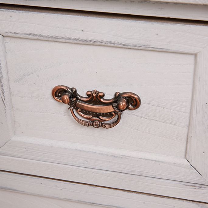 Traditional Solid Wood Lingerie Chest Vertical Storage Chest Dresser with Drawers