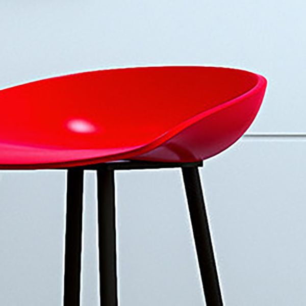 Industrial Counter Stool with Bucket Plastic Bar Stools for Restaurant