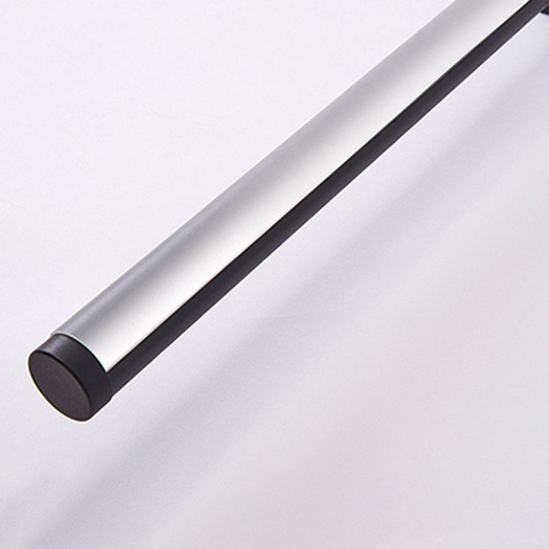 Acrylic Black LED Ceiling Light in Modern Minimalist Style Aluminium Linear Flush Mount