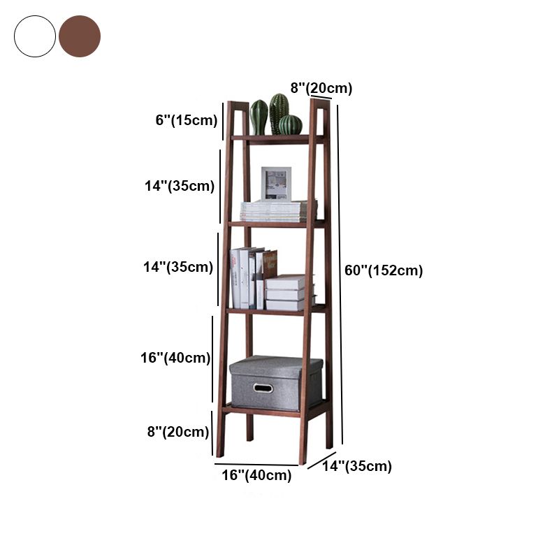 Libreria per scaffali in legno di libreria aperta in stile moderno per casa