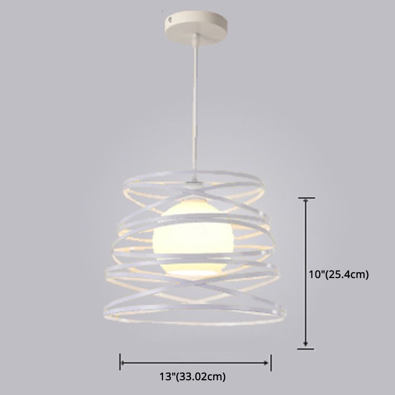 Accesorio de iluminación colgante de metal de cono estilo contemporáneo de luz colgante para comedor