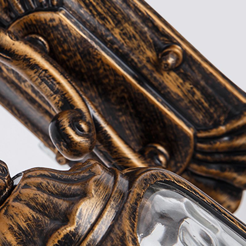 Verre en verre Mur de mur Lumière luminaire mural de style vintage