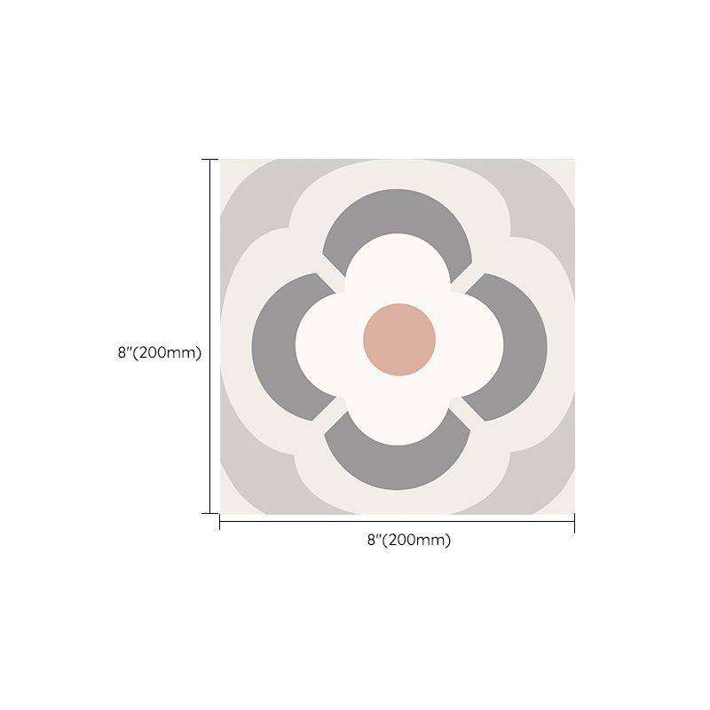 Square Peel and Stick Backsplash PVC Field Tile Wallpaper with Waterproof
