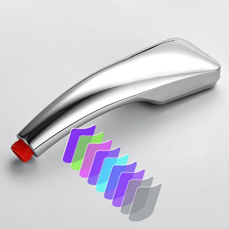 Modern Handheld Shower Head High Flow Water Efficient Wall-Mount Showerhead