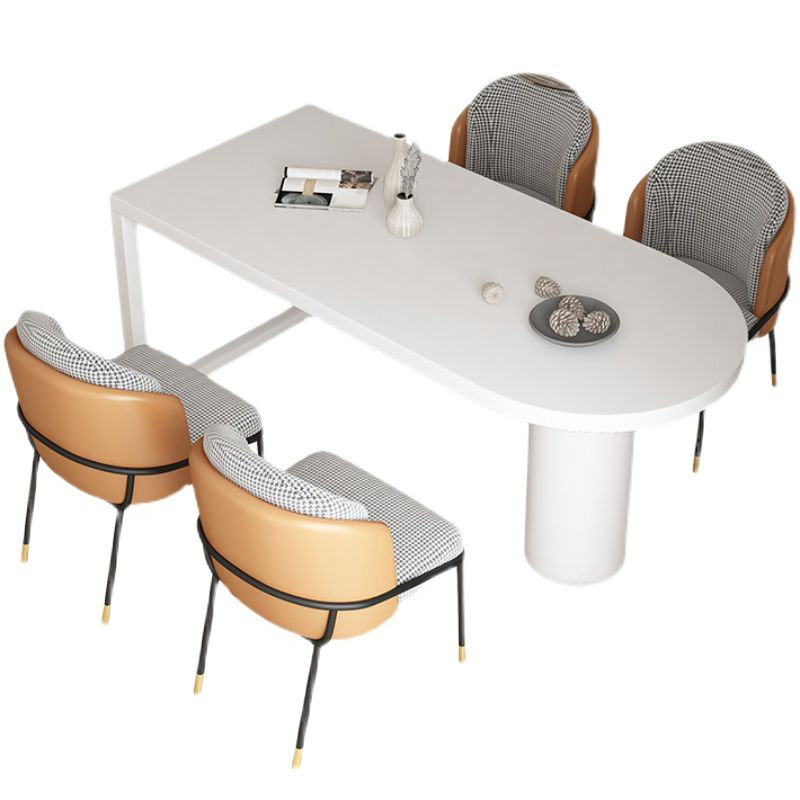 Metall moderne freie Form eines Esstischs fester Holz Tisch für Esszimmer und Küche