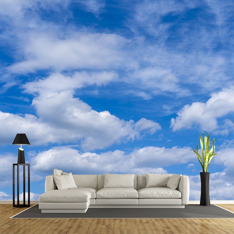 Mildew Resistant Beautiful Sky Mural for Sitting Room Decoration