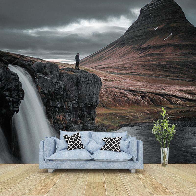 Decorative Photography Mural Wallpaper Mountains Indoor Wall Mural