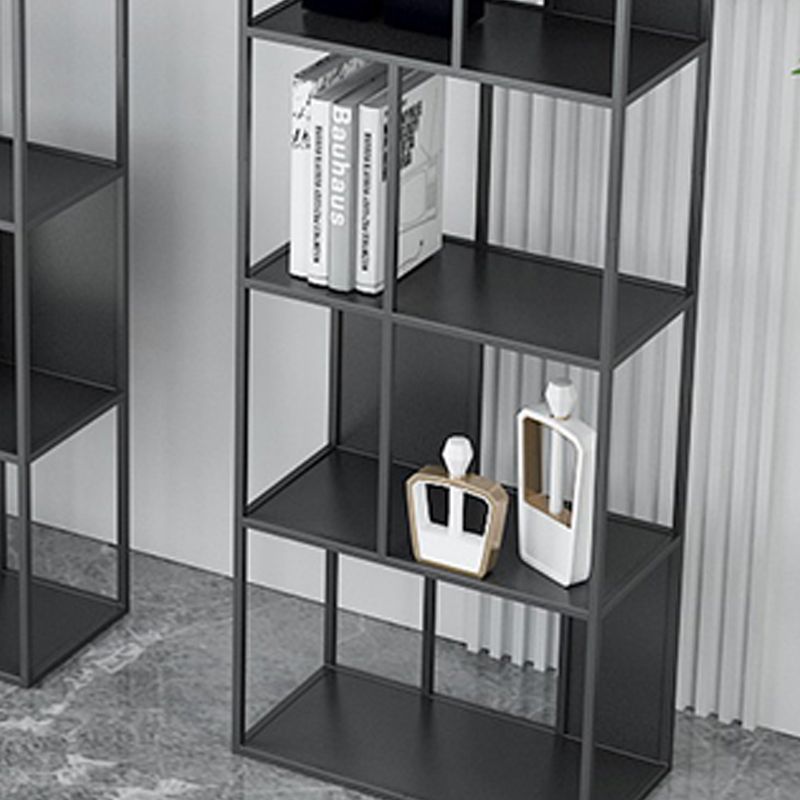 Modern Style 4-shelf Bookshelf Open Shelf Bookcase for Home Office