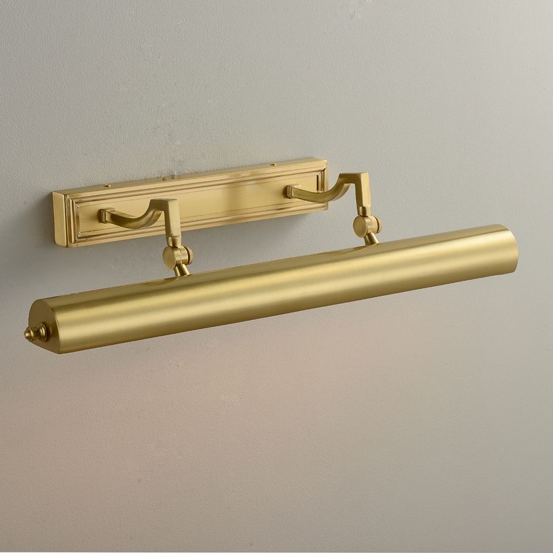 Modern Vanity Lighting Copper Wall Light Fixture in Gold for Bathroom