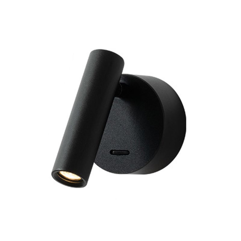 Armed Wall Sconce Light Modern Metal Wall Light with Acrylic Shade for Bedroom