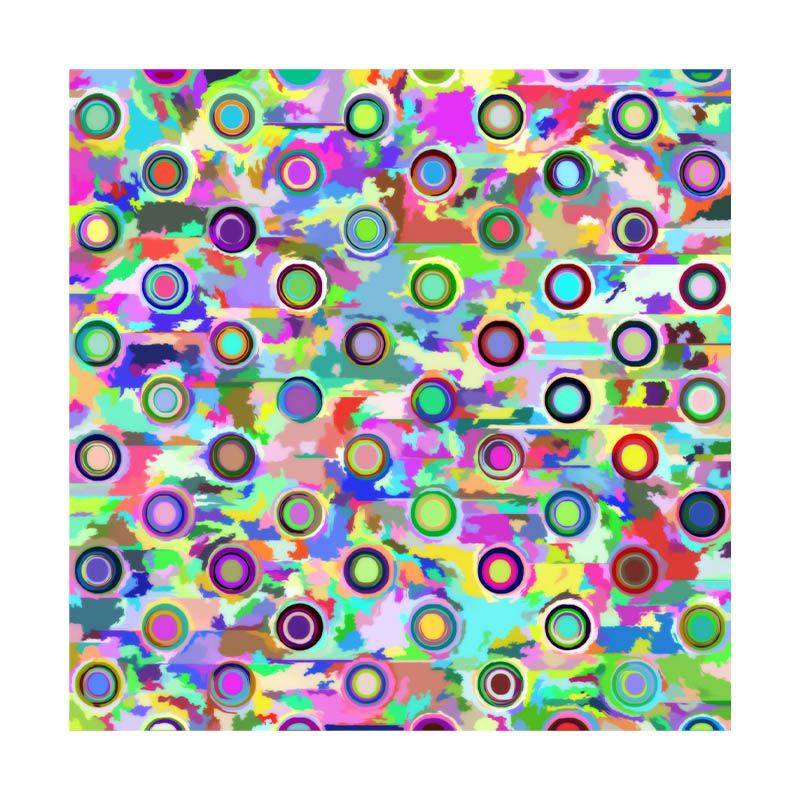 Abstract Illustration Pattern Mildew Wall Mural Horizontalt for Living Room