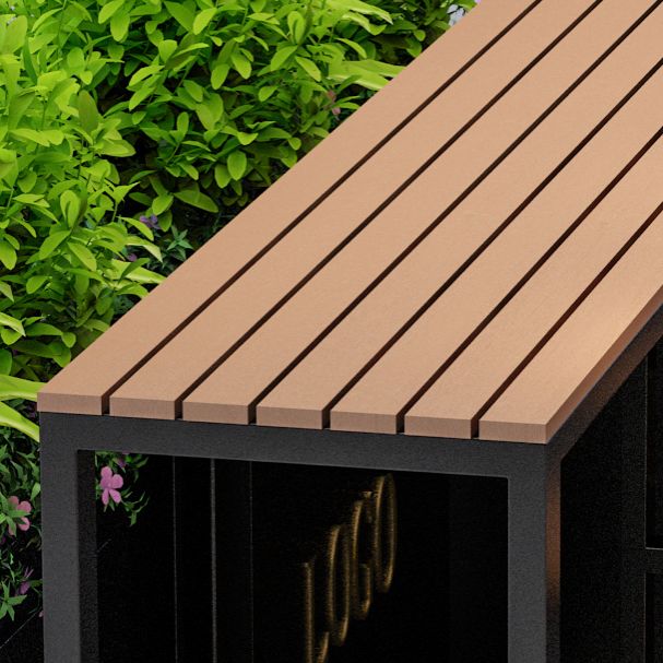 Modern Outdoor Table and Stool Set 1/5 Pieces Wood and Metal Rectangle Bistro Set