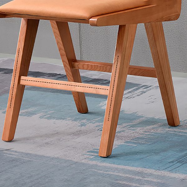 Traditional Style Dining Chair Solid Wood Cane Back Chair for Home