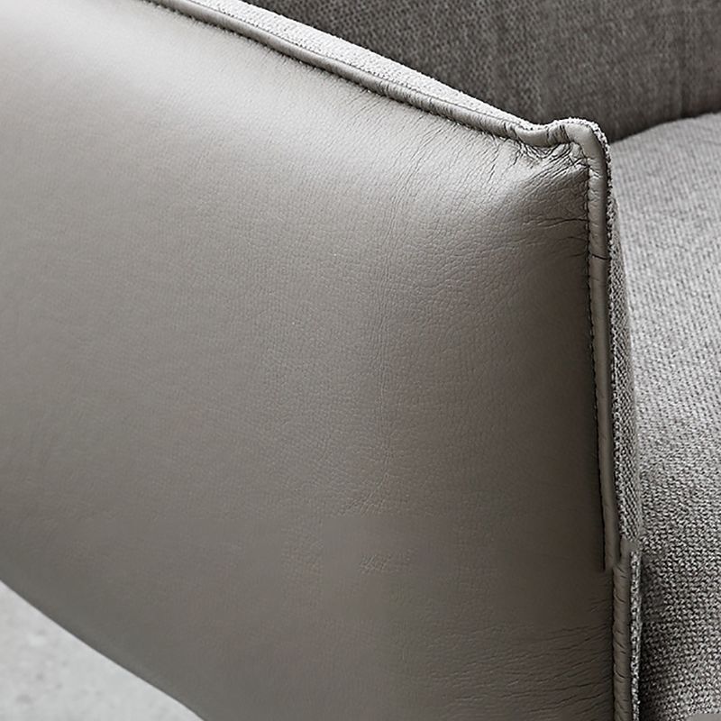 Contemporary Linen 4-Star Tight Back Accent Armchair in Grey