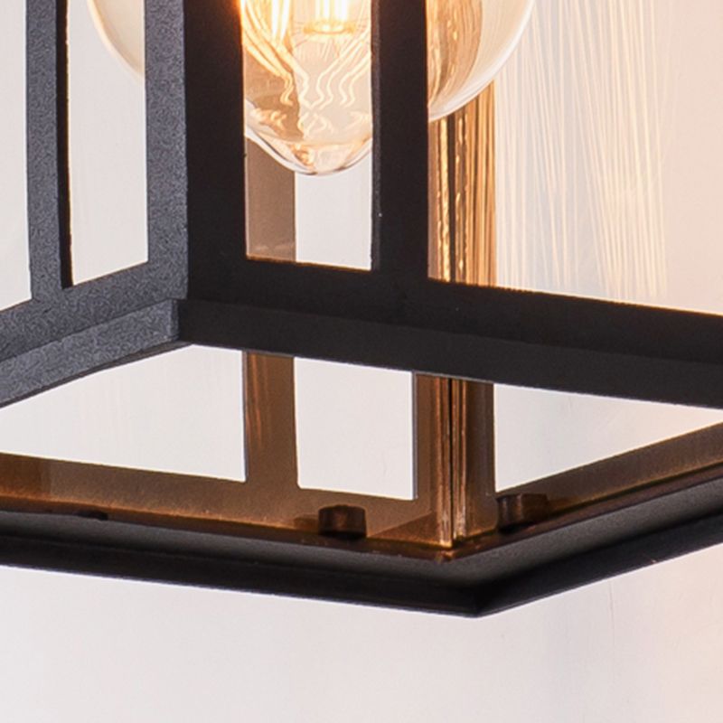 Aluminum Alloy Wall Lamp Sconce Industrial Outdoor Squared Sconce Light Fixture