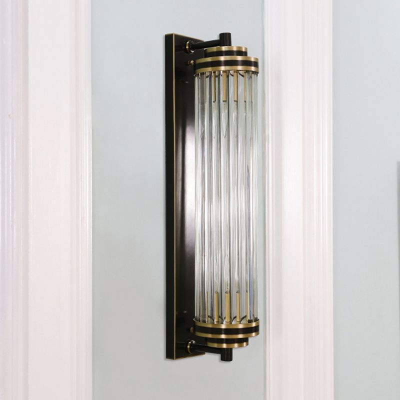 2-Light Cylinder Wall Mount Lighting Modern Wall Mounted Lamps for Living Room