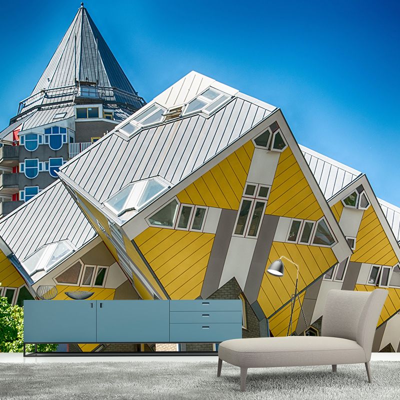 Photography Rotterdam Mural Decal Water Resistant Wall Covering for Decoration